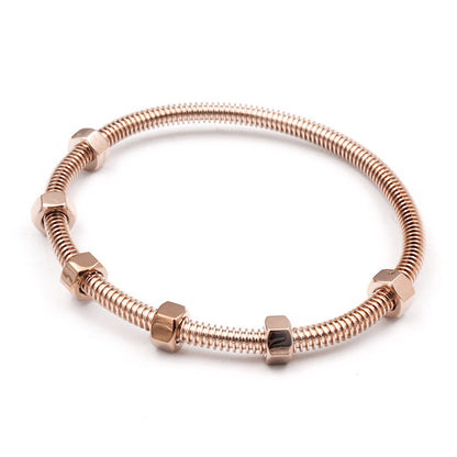 Screws Stainless Steel Bracelet