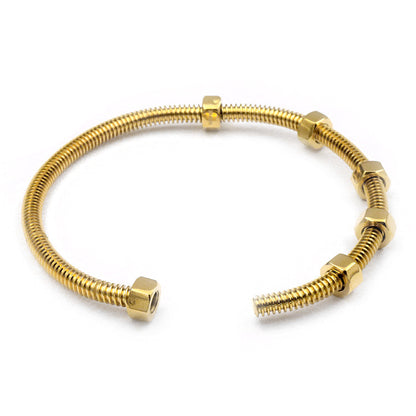 Screws Stainless Steel Bracelet