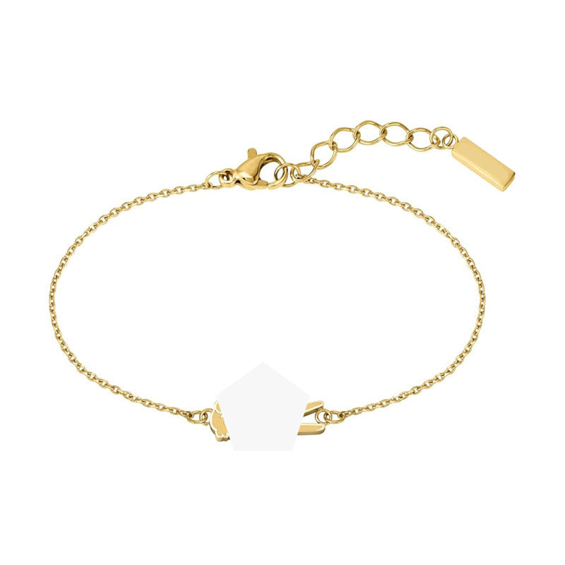 Adjustable Titanium Steel Crocodile Bracelet