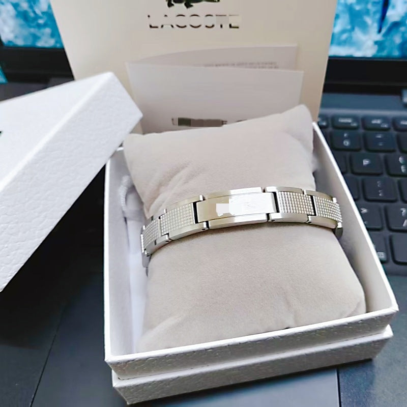 Adjustable Titanium Steel Crocodile Bracelet
