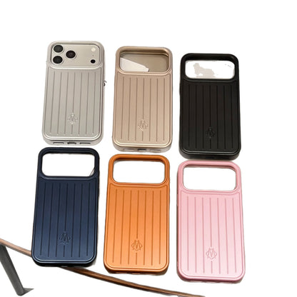 Suitcase-Inspired Ribbed Phone Case