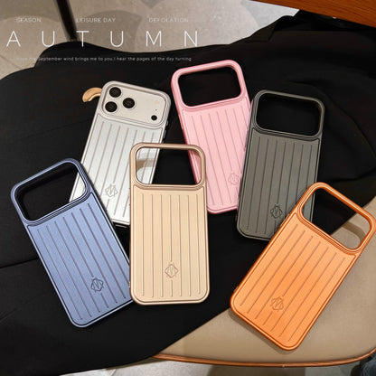 Suitcase-Inspired Ribbed Phone Case